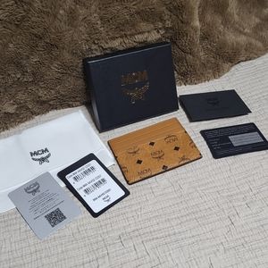 MCM Cognac Card Case
